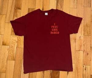 Kanye West The Life of Pablo 'I Feel Like Pablo' Ultralight Beam T-Shirt Size L